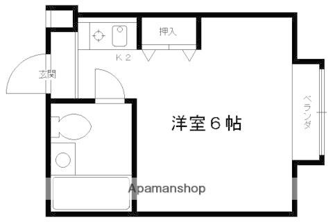 KYOTO STUDENT HOUSE(1K/2階)の間取り写真
