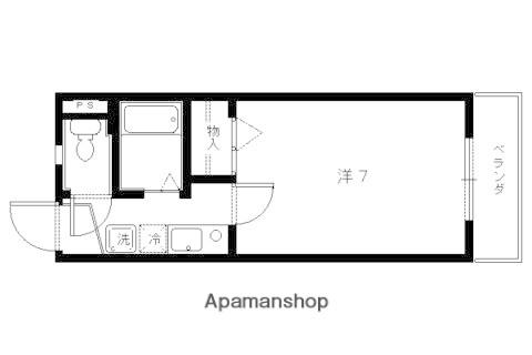 りきゅうー7(1K/2階)の間取り写真