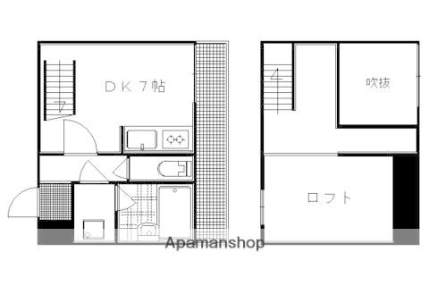 烏丸今出川ノースワン(1DK/3階)の間取り写真