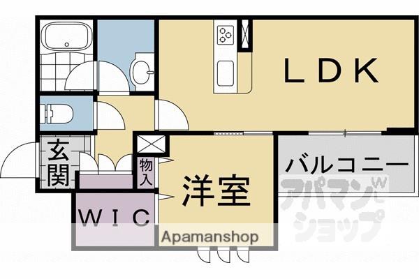 シャーメゾン多藪(1LDK/2階)の間取り写真