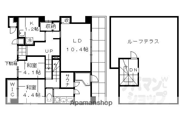 S-FORT二条城前(2LDK/14階)の間取り写真