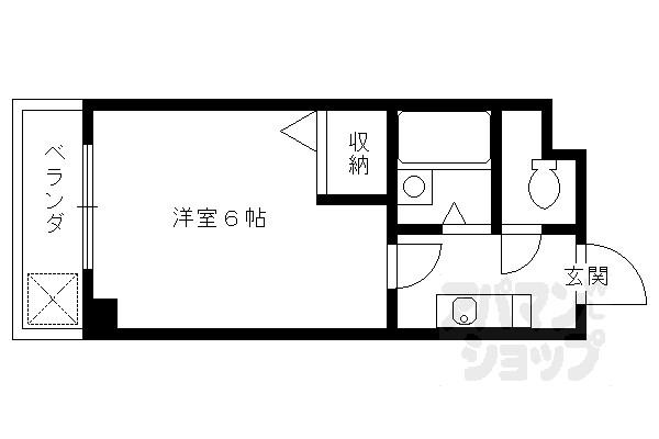 ジョイフル長澤(1K/2階)の間取り写真