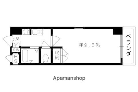 RESID787(1K/3階)の間取り写真