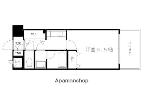 ライオンズマンション四条堀川(1K/7階)の間取り写真