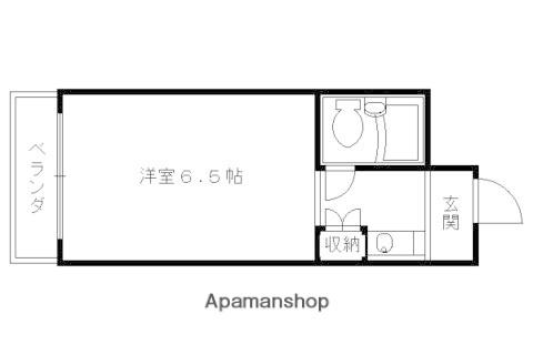 ピープル松倉(1K/7階)の間取り写真