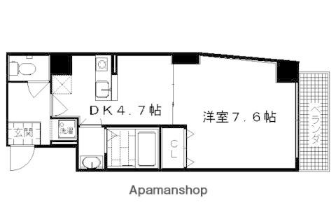 セラヴィ新丸太町(1DK/5階)の間取り写真
