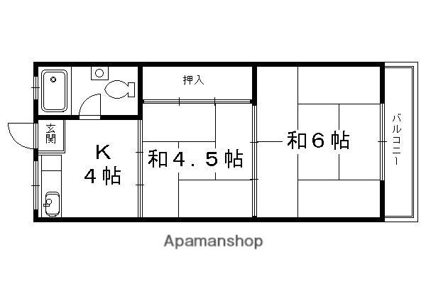 第二吉村マンション(2K/2階)の間取り写真