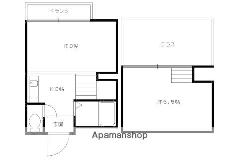 グランドール・トキ(2K/4階)の間取り写真