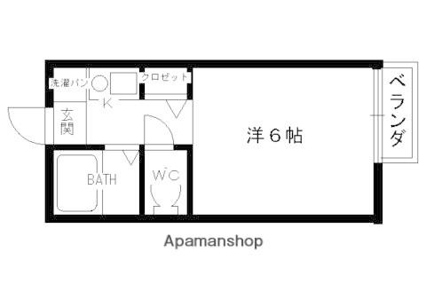 セジュールMAKOTO(1K/1階)の間取り写真