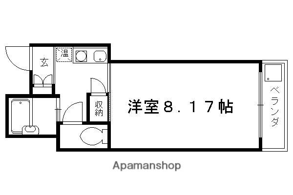 パラッゾルミエーラ(1K/3階)の間取り写真