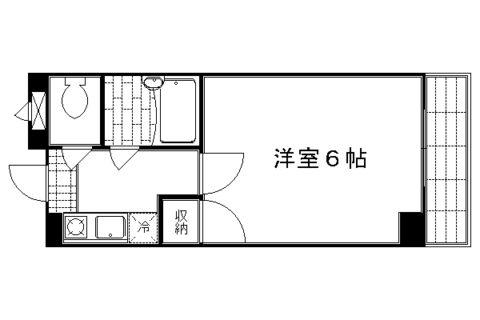 レ・タン・ドゥ・ラ・メール・CKV(1K/8階)の間取り写真