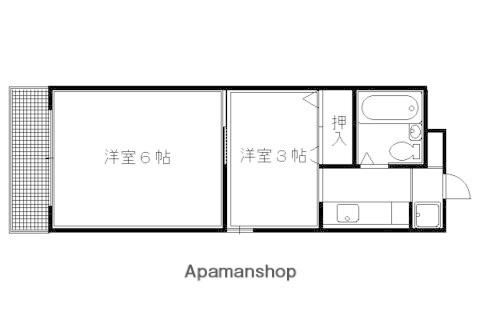 メゾンドプレジール(2K/4階)の間取り写真