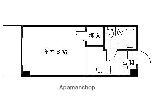 プレアール西大路(ワンルーム/5階)の間取り写真