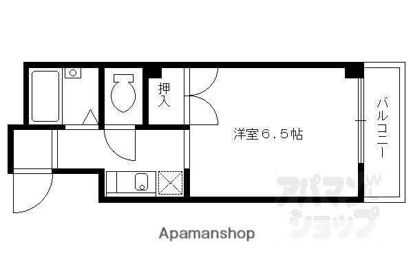 PASTORAL EDEN-ONE(1K/3階)の間取り写真