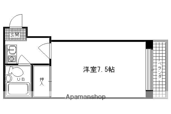 コーポセリバシー(1K/4階)の間取り写真