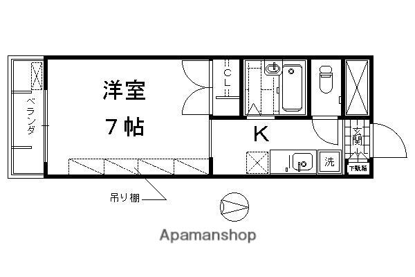 MERCURIO KIOTO(1K/7階)の間取り写真