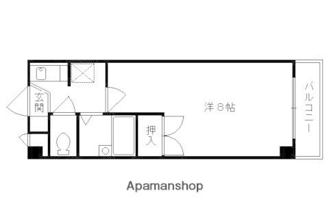 サキゾーハウス立原町(1K/3階)の間取り写真