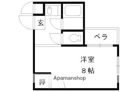 PINE TREE(1K/2階)の間取り写真