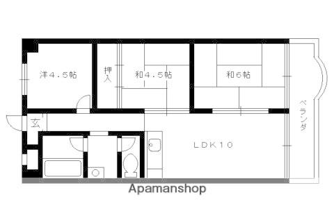 メゾン山幸(3LDK/7階)の間取り写真
