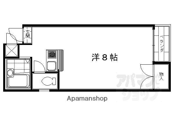 ヴィラISHIKAWA(1K/3階)の間取り写真