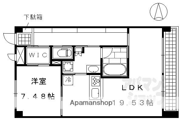 SCHILF神宮道(1LDK/2階)の間取り写真