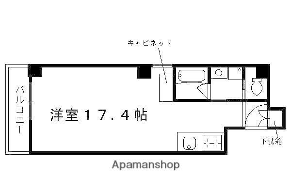 グランレブリー寺町松原(ワンルーム/5階)の間取り写真