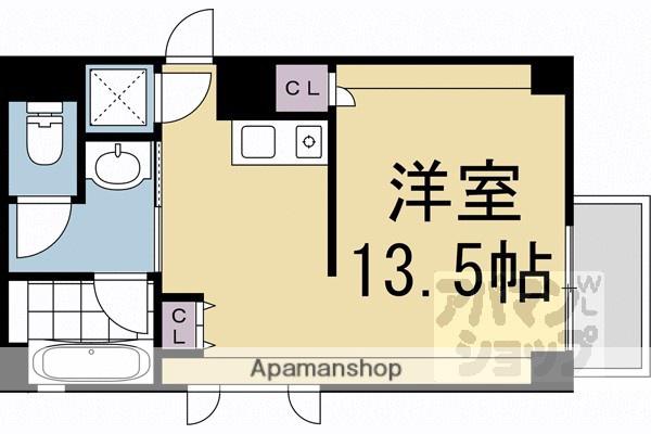 GRAND LATTICE SAYAMACHI(ワンルーム/6階)の間取り写真
