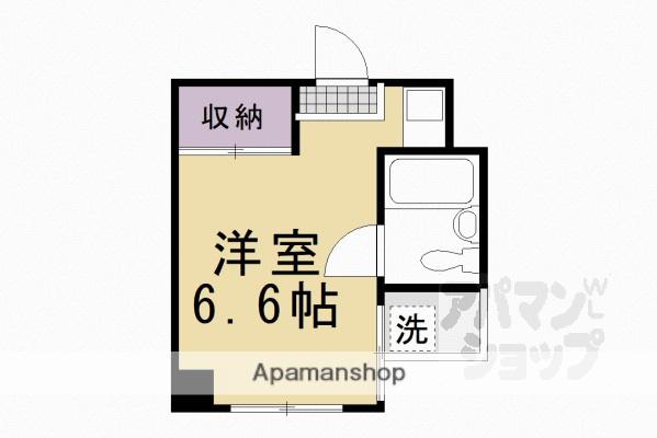 ウィッシュ河原町(ワンルーム/2階)の間取り写真