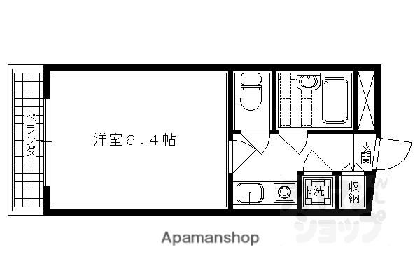 マナーハウス(1K/3階)の間取り写真