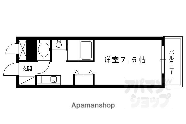 ステューディオ419(1K/5階)の間取り写真