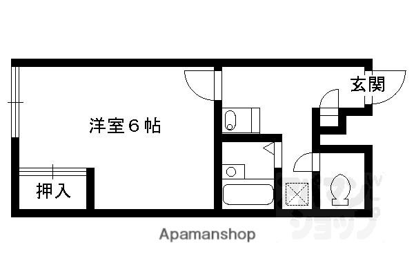 レオパレスジョーウンII番館(1K/2階)の間取り写真