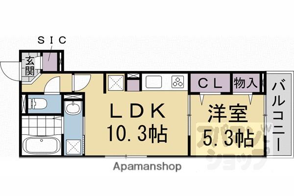 グランディールA&NII(1LDK/1階)の間取り写真