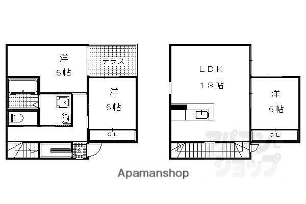 ユニキューブ美崎町(3LDK)の間取り写真