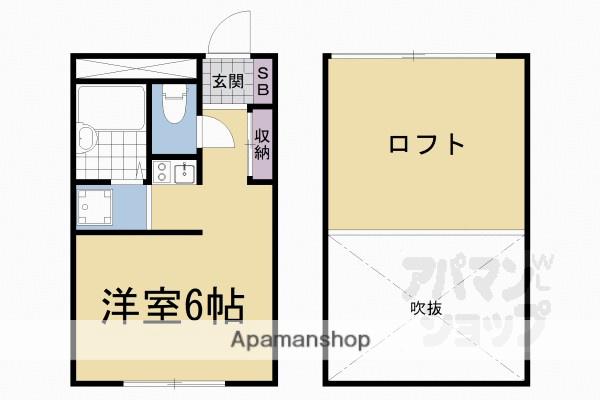 RIVAGE(ワンルーム/1階)の間取り写真