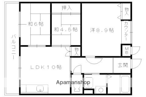 グリーンハイツ正宗(3LDK/2階)の間取り写真