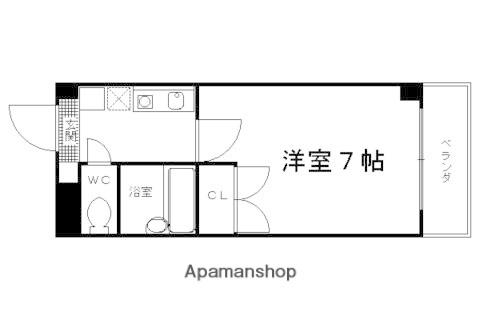SUNWISTERIA(1K/2階)の間取り写真