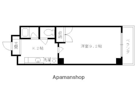 LA FUENTE 友(1K/2階)の間取り写真