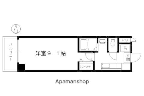 プラネシア星の子京都駅前(1K/10階)の間取り写真