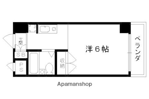 RESID787(1K/2階)の間取り写真