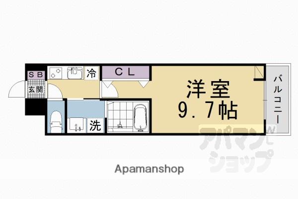 サニーサイド レオ(1K/2階)の間取り写真