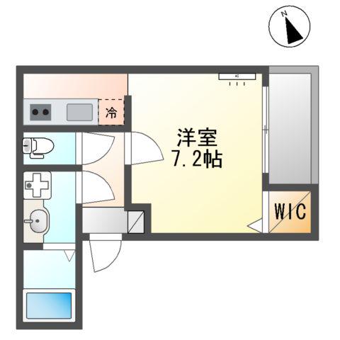 グレース石山(1K/1階)の間取り写真