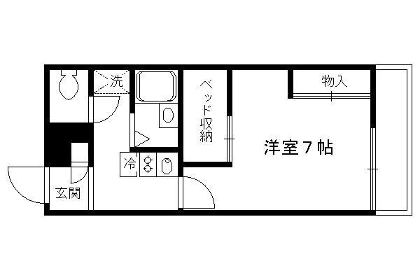 レオパレスラ・リッシュ(1K/2階)の間取り写真