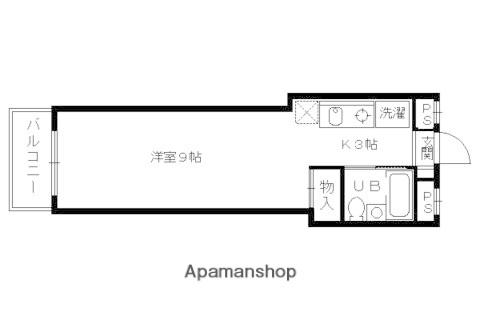 シティーポイント22(1K/4階)の間取り写真