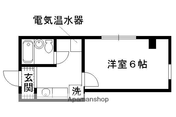 サイラスノーム京都(1K/4階)の間取り写真