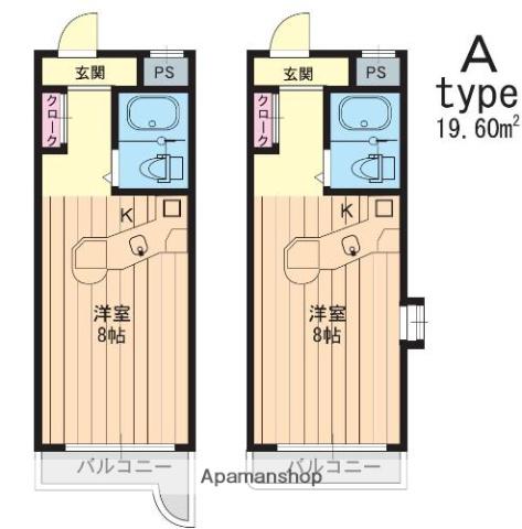 メゾン・ド・ルフレ(1K/5階)の間取り写真
