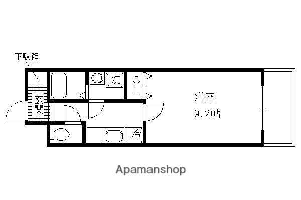 メゾン・ヴィーナス(1K/6階)の間取り写真