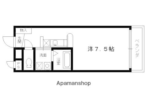 フォレスト27(1K/1階)の間取り写真