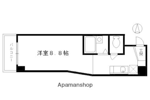 HGY富小路(1K/5階)の間取り写真