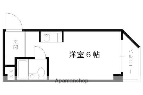アルビオンシティ京都沢町(ワンルーム/2階)の間取り写真