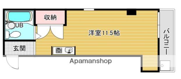 グランデイジ623(ワンルーム/3階)の間取り写真